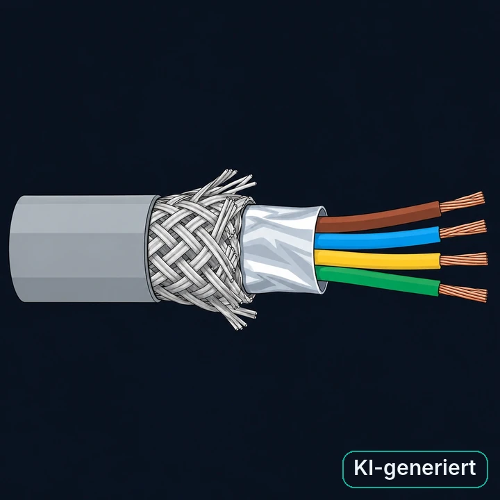 Geschirmte Signalleitung als Illustration